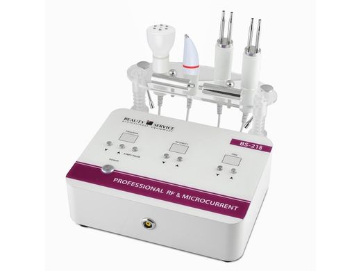 Апарат 2-в-1 мікроструми + RF мод. BS-218 (вишневий колір)